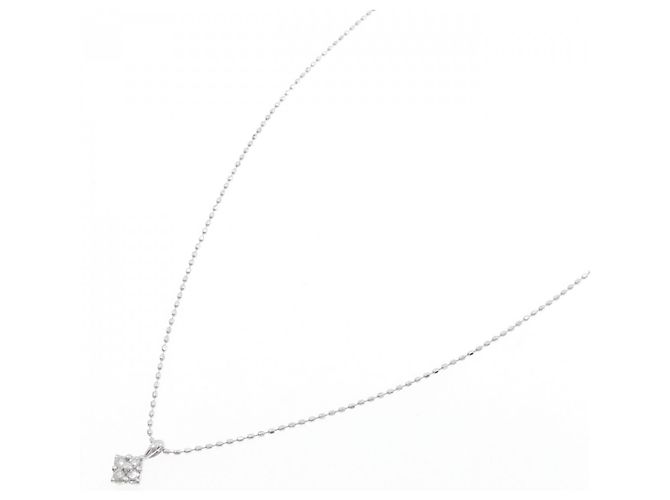 Autre Marque Collana in oro bianco 10K e diamanti Argento - vista 2