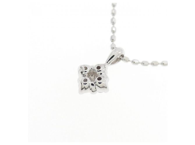Autre Marque Collana in oro bianco 10K e diamanti Argento - vista 4