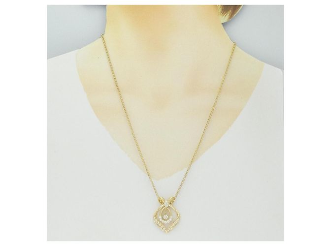 Autre Marque Collar de Diamante Au750 Dorado - vista 6