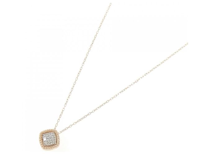 Autre Marque Collana di diamanti in oro rosa K10 e oro bianco K10 - vista 2