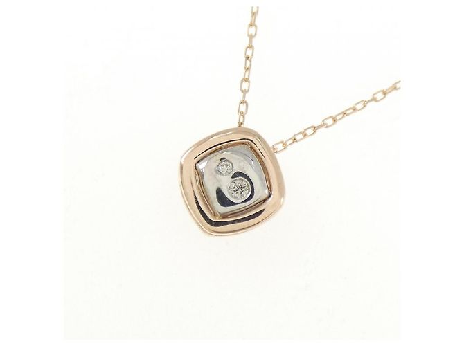 Autre Marque Collana di diamanti in oro rosa K10 e oro bianco K10 - vista 4