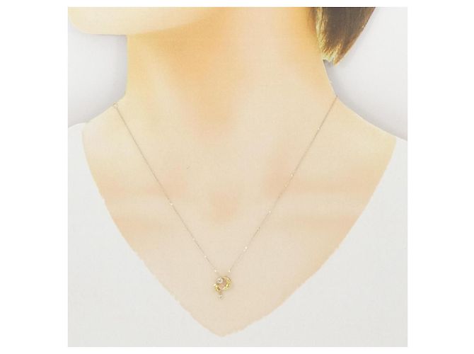 Autre Marque Collana Samantha Tiara K10 Oro Giallo con Pietra Colorata D'oro - vista 6