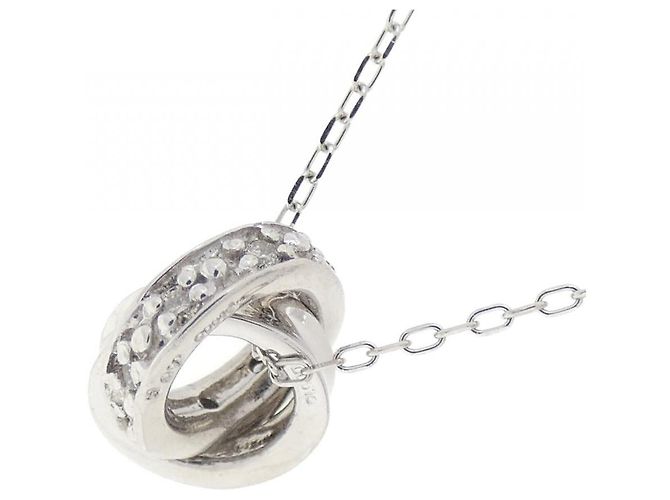 Autre Marque Collana in platino e diamanti Argento - vista 3