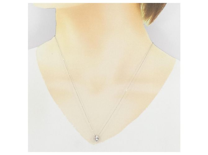Autre Marque Collana in platino e diamanti Argento - vista 5