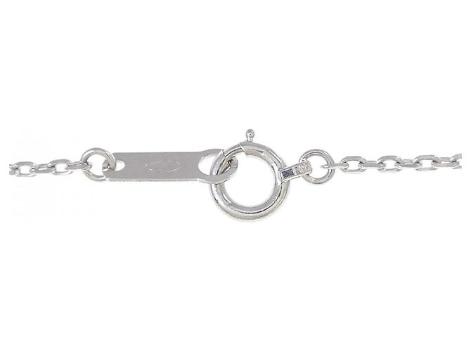 Autre Marque Collana Cuore di Diamanti Pt850 Argento - vista 5