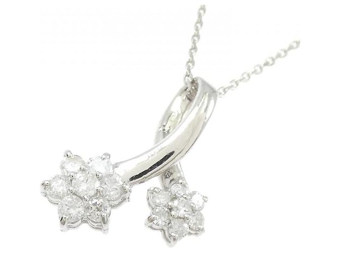 Autre Marque Collana in platino Pt900/Pt850 e diamante Argento - vista 3