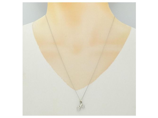 Autre Marque Collana in platino Pt900/Pt850 e diamante Argento - vista 6