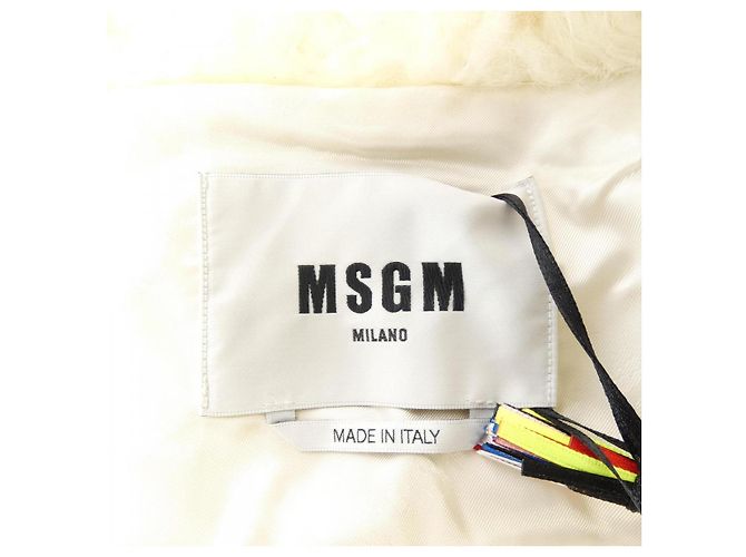 Autre Marque MSGM Jacke Weiß - Ansicht 4