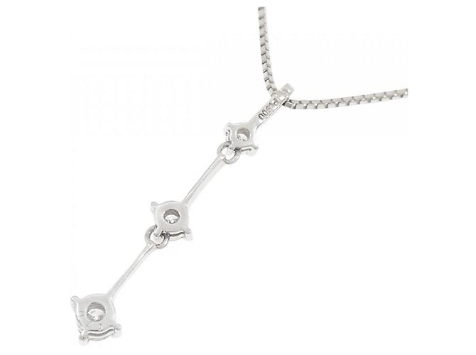 Autre Marque Collana in platino e diamanti Argento - vista 4