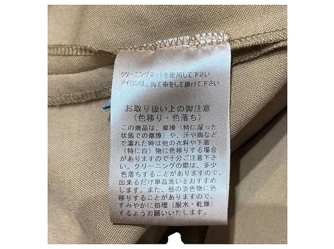 Autre Marque PLAIN PEOPLE Langkleid mit halben Ärmeln Braun Kamel - Ansicht 5