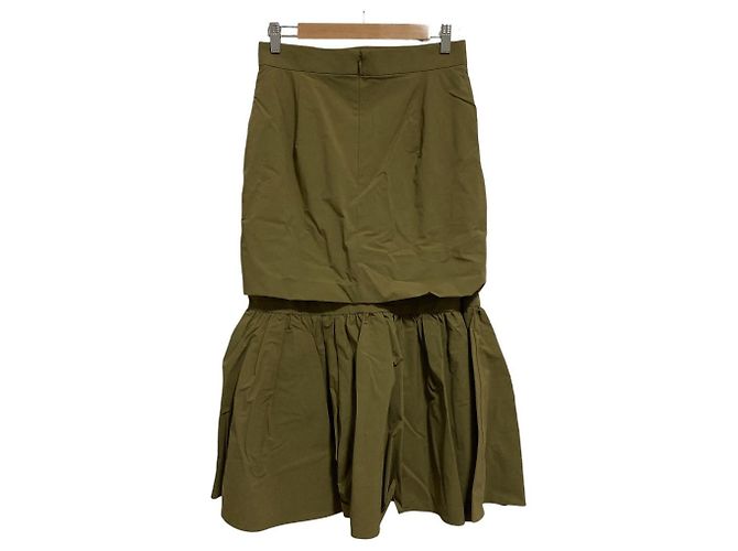 Autre Marque Falda de nailon ADORE Verde Caqui - vista 3
