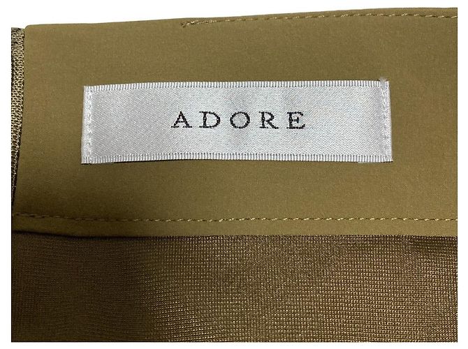 Autre Marque Falda de nailon ADORE Verde Caqui - vista 5