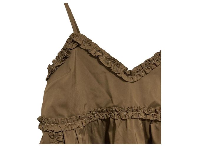 Autre Marque Mini Kleid Fairy Frill ALLISON BROWN Braun - Ansicht 2
