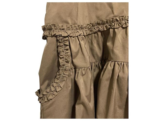 Autre Marque Mini Kleid Fairy Frill ALLISON BROWN Braun - Ansicht 3