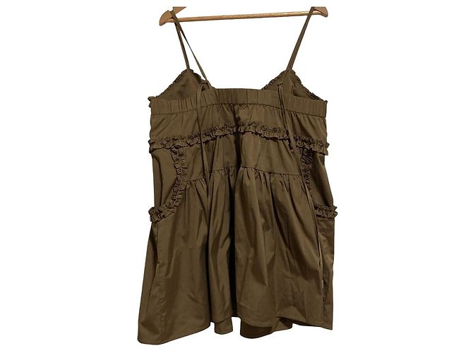 Autre Marque Mini Kleid Fairy Frill ALLISON BROWN Braun - Ansicht 4