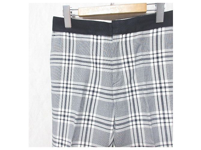 Autre Marque Calça curta xadrez de algodão Drawer Azul Azul marinho - vista 3