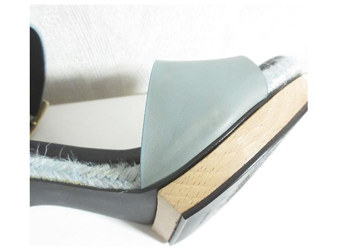 Autre Marque Sandali in pelle Pierre Hardy Blu Blu chiaro - vista 11