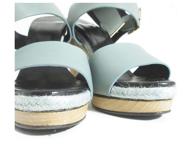 Autre Marque Sandali in pelle Pierre Hardy Blu Blu chiaro - vista 3