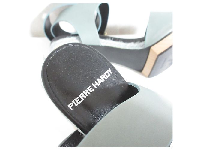 Autre Marque Sandali in pelle Pierre Hardy Blu Blu chiaro - vista 6