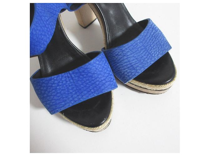 Autre Marque Pierre Hardy Holzabsatz-Sandalen Blau - Ansicht 2