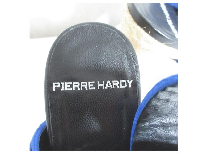 Autre Marque Pierre Hardy Holzabsatz-Sandalen Blau - Ansicht 7