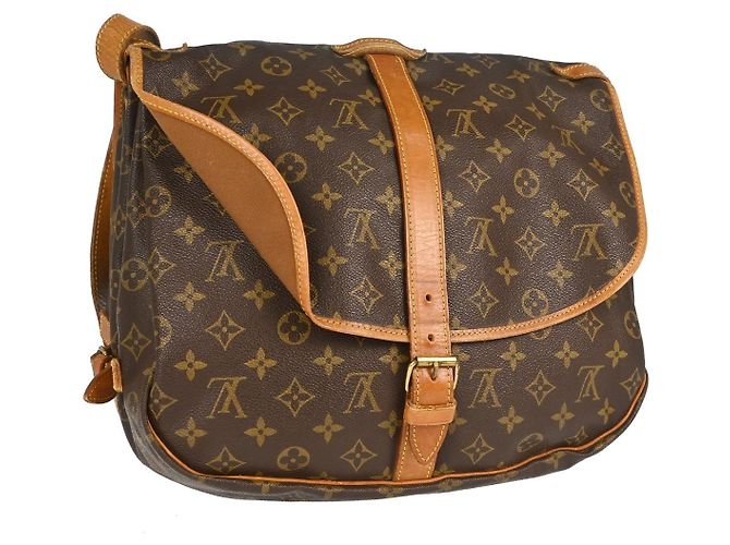 Louis Vuitton Saumur Monogram Canvas 35 Braun - Ansicht 2