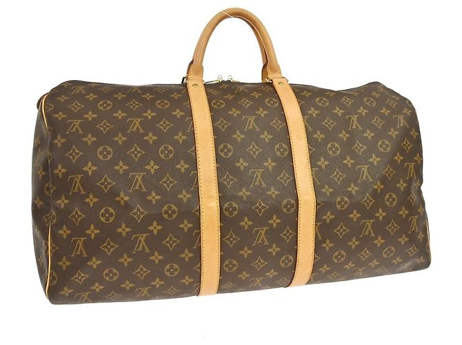 Louis Vuitton Keepall Monogram Canvas 55 Marrone - vista 2