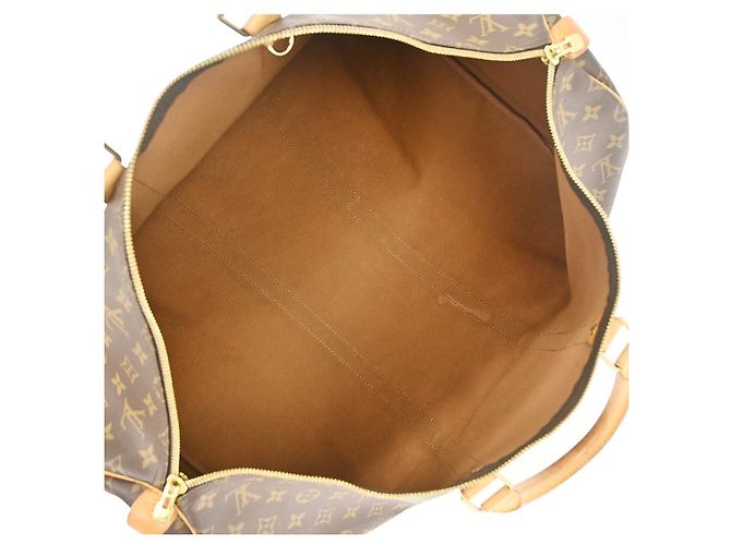 Louis Vuitton Keepall Monogram Canvas 55 Marrone - vista 3