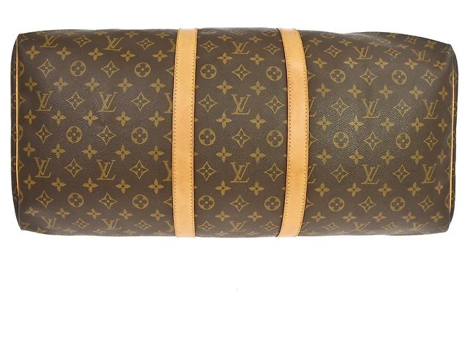 Louis Vuitton Keepall Monogram Canvas 55 Marrone - vista 7