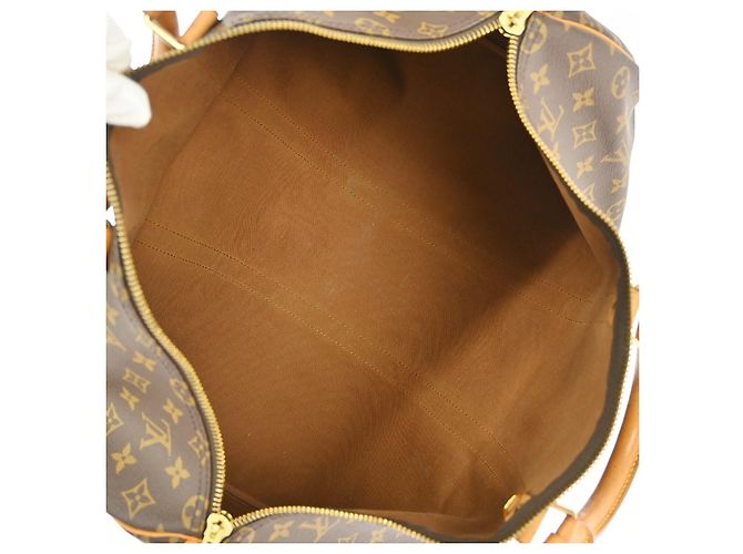 Louis Vuitton Keepall Monogram Canvas 50 Marrone - vista 3