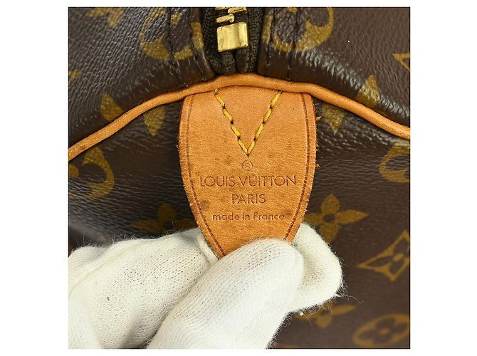 Louis Vuitton Keepall Monogram Canvas 50 Marrone - vista 4