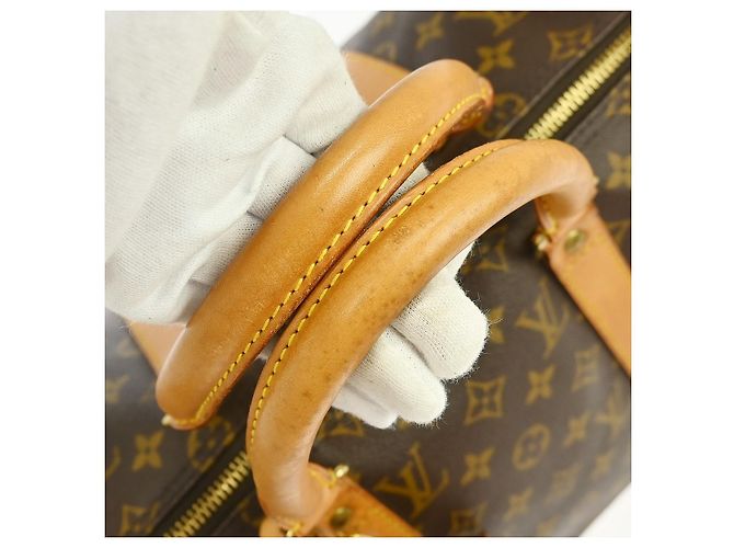 Louis Vuitton Keepall Monogram Canvas 50 Marrone - vista 6