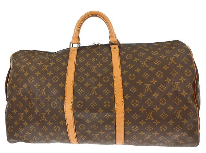 Louis Vuitton Keepall Monogram Canvas 60 Marrone - vista 2