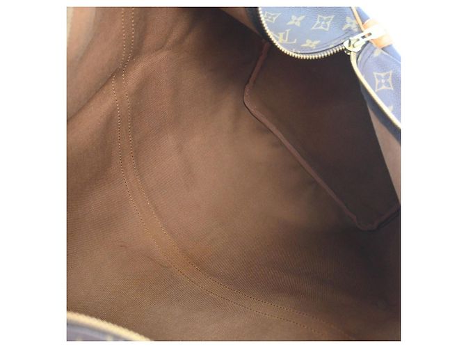 Louis Vuitton Keepall Monogram Canvas 60 Marrone - vista 3