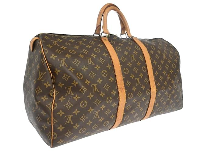 Louis Vuitton Keepall Monogram Canvas 55 Marrone - vista 2