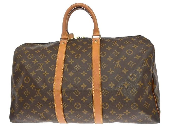 Louis Vuitton Keepall Monogram Canvas 45 Marrone - vista 2