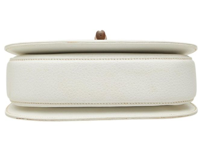 Borsa a mano Gucci Bamboo Borsa a tracolla Bianco - vista 3