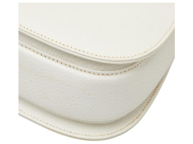 Borsa a mano Gucci Bamboo Borsa a tracolla Bianco - vista 4