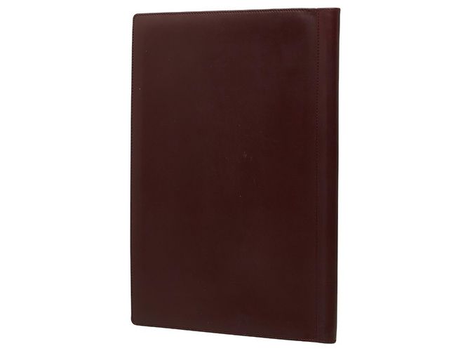 Portadocumenti in pelle bordeaux Gucci Rosso Bordò - vista 2