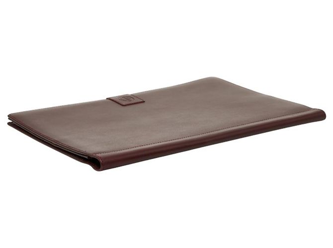 Portadocumenti in pelle bordeaux Gucci Rosso Bordò - vista 5