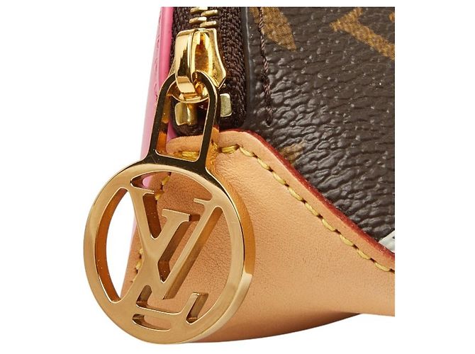 Étui à stylo Louis Vuitton Monogram Trouse Elisabeth Vivienne Marron Multicolore - vue 6