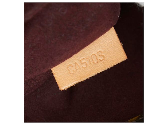 Louis Vuitton Monogram Montaigne MM Handtasche Braun - Ansicht 11
