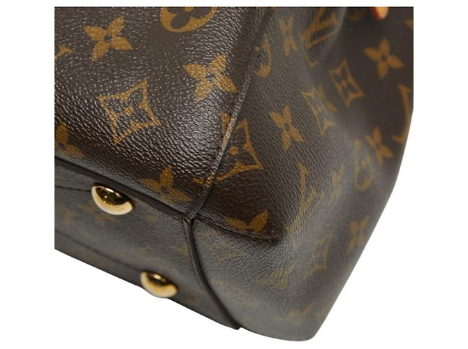 Louis Vuitton Monogram Montaigne MM Handtasche Braun - Ansicht 6