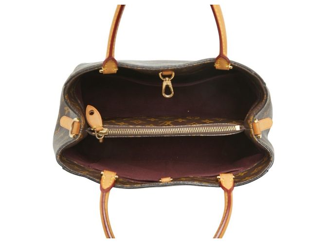 Louis Vuitton Monogram Montaigne MM Handtasche Braun - Ansicht 9