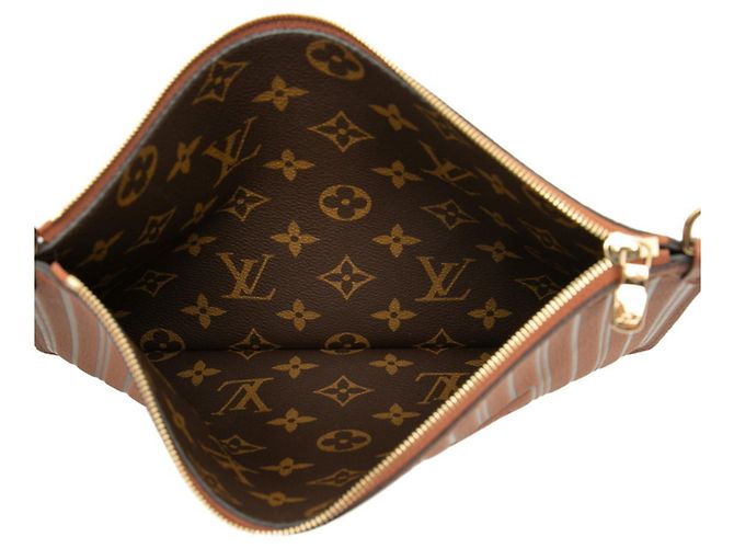Louis Vuitton Monogram Neverfull Inside Out MM Handtasche Braun - Ansicht 4
