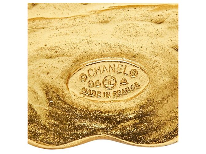 Spilla Vintage Chanel Coco Mark D'oro - vista 3
