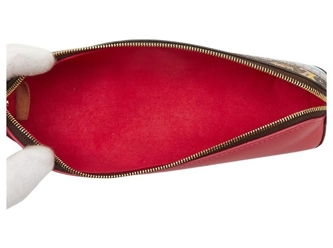 Louis Vuitton Monogram Trouse Elisabeth Vivienne Federmäppchen Braun Mehrfarben - Ansicht 7