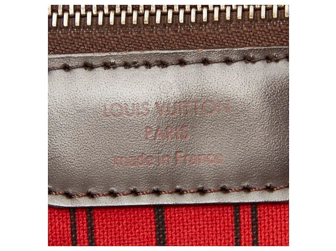 Bolsa Tote Louis Vuitton Damier Neverfull GM Marrom - vista 10