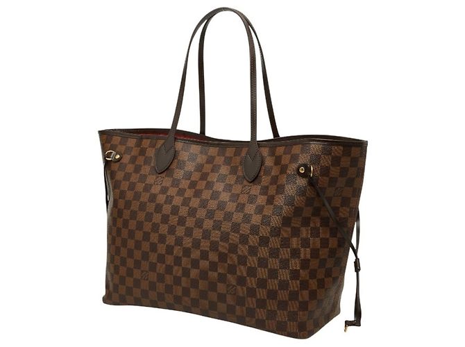 Bolsa Tote Louis Vuitton Damier Neverfull GM Marrom - vista 2