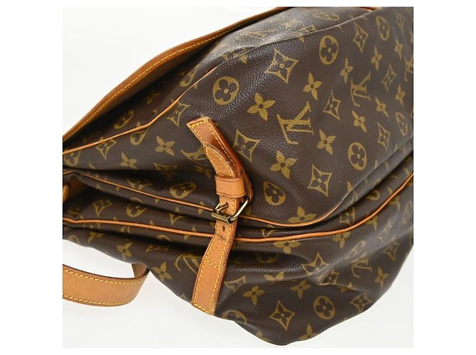 Louis Vuitton Saumur Monogram Canvas 35 Marrone - vista 7